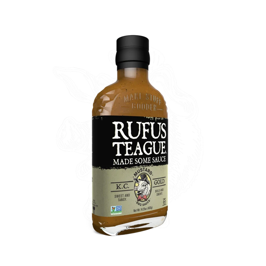 Rufus Teague KC Gold Mustard Barbecue Sauce, view 2