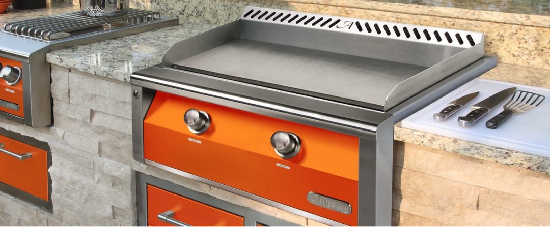 Alfresco 30" Dual Zone Thermostatically Controlled Gas Griddle