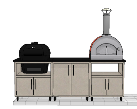 Challenger Custom Outdoor Kitchen Quote 11499g AdamAmy Fauss Project