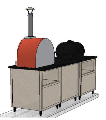 Challenger Custom Outdoor Kitchen Quote 11499g AdamAmy Fauss Project