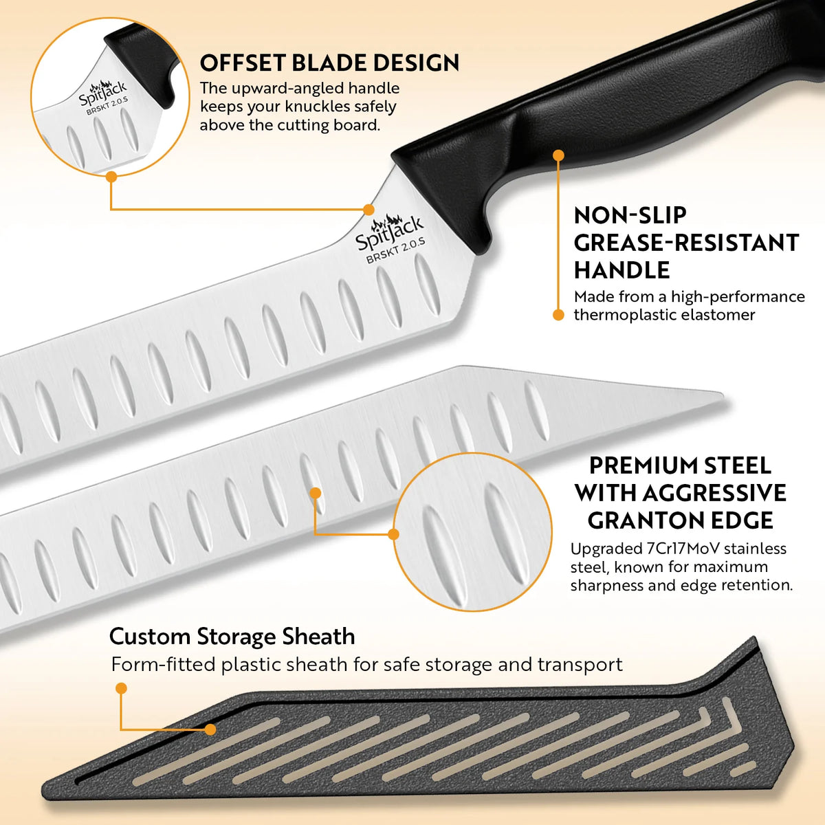 SpitJack Brisket Slicing Knife, view 2