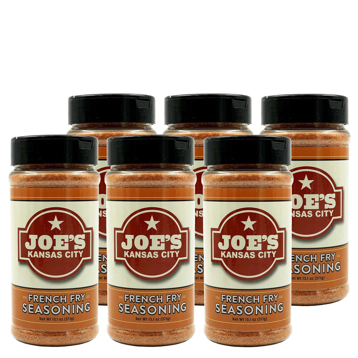 Joe's Kansas City French Fry Seasoning 13.1 oz. - Case of 6