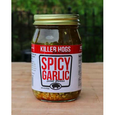 Killer Hogs Spicy Garlic Pickles 16 oz.