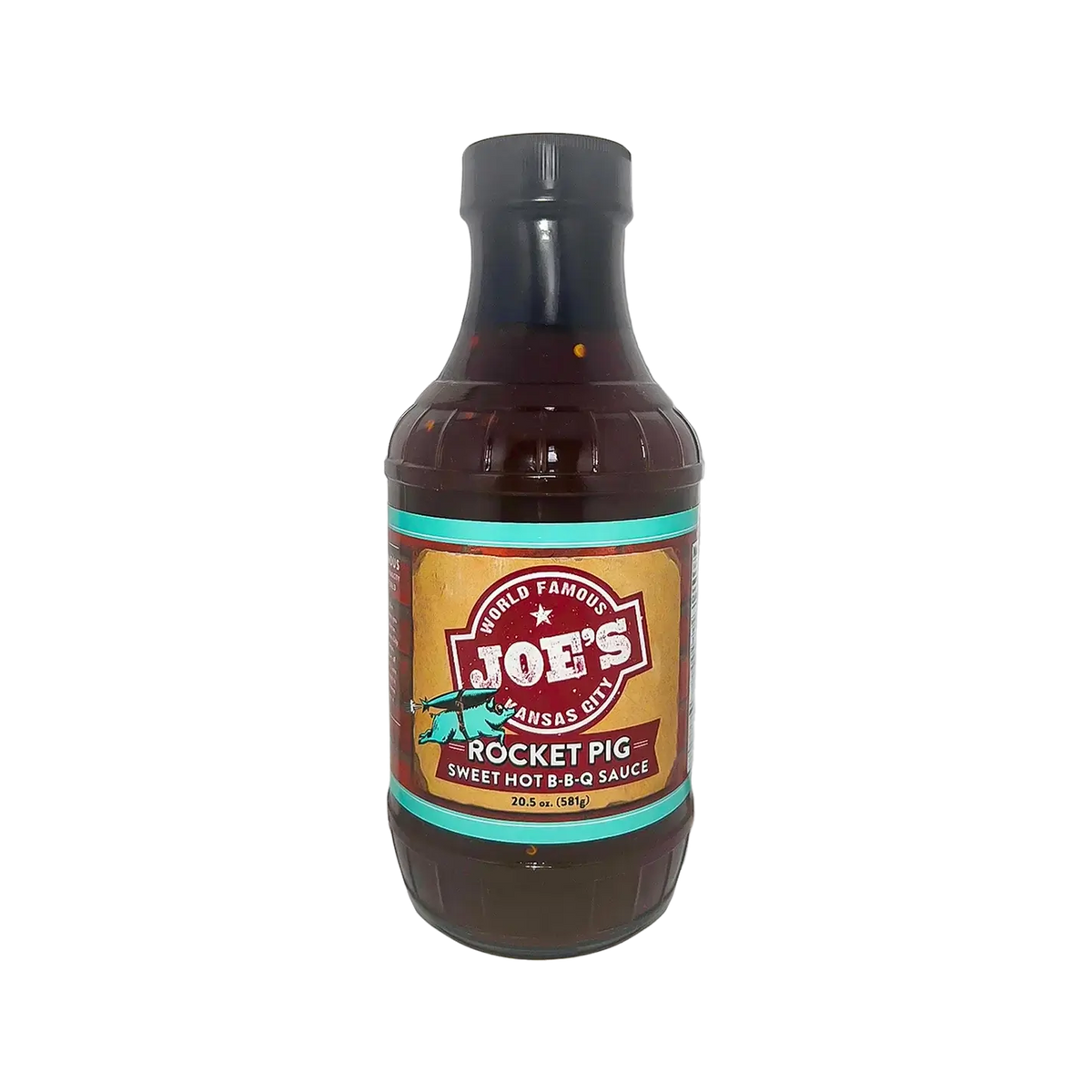Joe's KC BBQ Rocket Pig Sweet Hot BBQ Sauce - 18oz | Case of 6