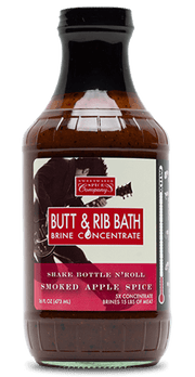 Sweetwater Smoked Apple Spice Brine – pork and rib bath bottle 16 oz