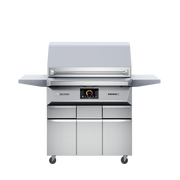 Twin Eagles 36" Pellet Grill on Grill Cart