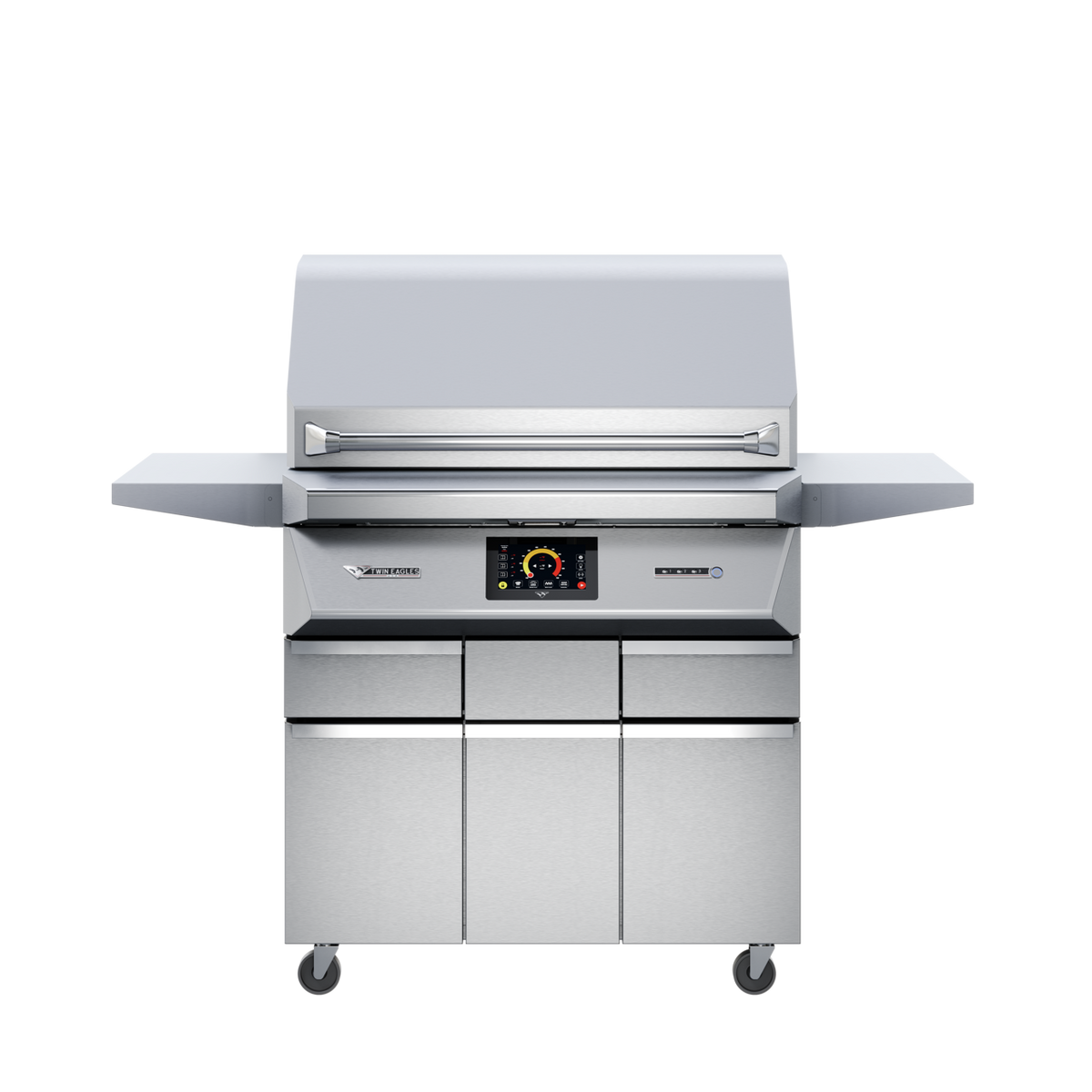 Twin Eagles 36" Pellet Grill on Grill Cart
