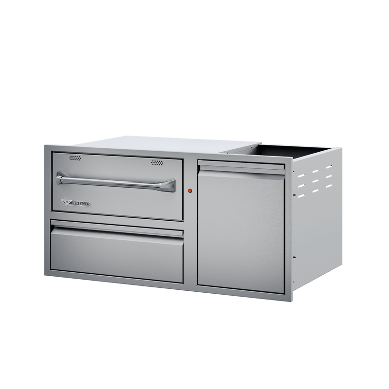 Twin Eagles Large Warming Drawer Combo