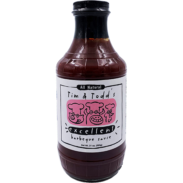 Tim & Todd's Excellent Barbeque Sauce 21 oz. - The Kansas City BBQ Store