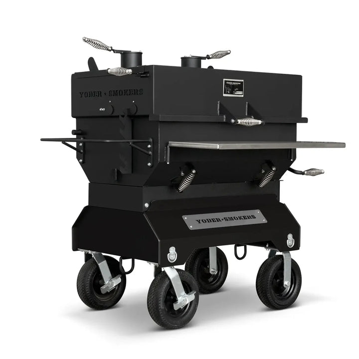 Yoder Smokers Flat Top 24 x 36" Charcoal Grill (Competition Cart)