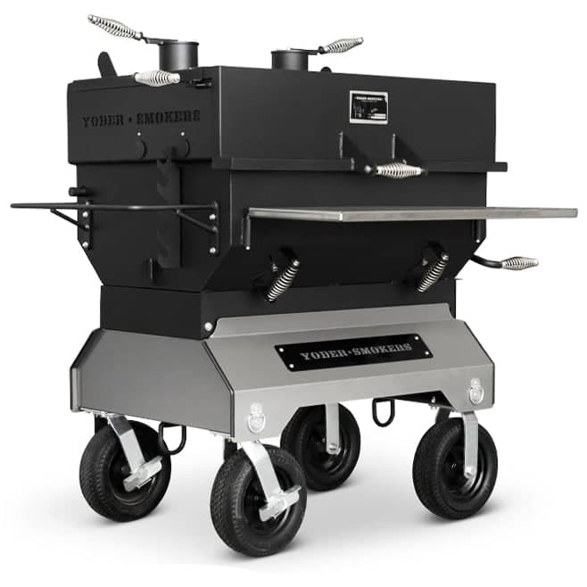 Yoder Smokers Flat Top 24 x 36" Charcoal Grill (Competition Cart)