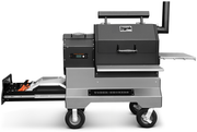 Yoder Smokers YS480S on Competition Cart with Storage Drawer