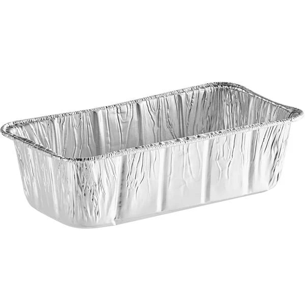 Choice 2 lb. Aluminum Foil Loaf Pan, Singles