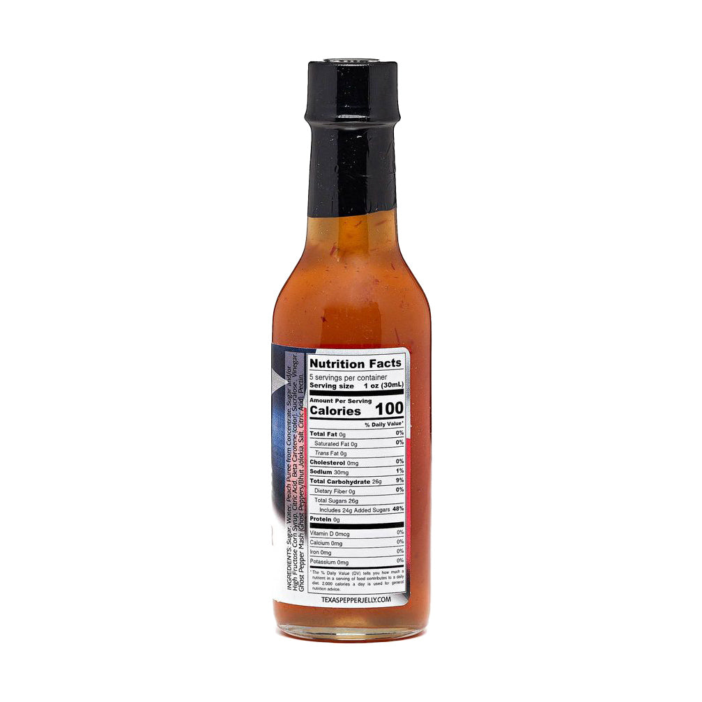 Texas Pepper Jelly Peachy Ghost Pepper Hot Sauce, view 2