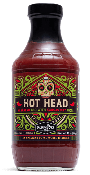 Plowboys BBQ Hot Head BBQ Sauce - American Royal Champion