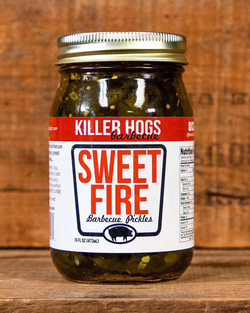 Killer Hogs Barbecue Sweet Fire Pickles