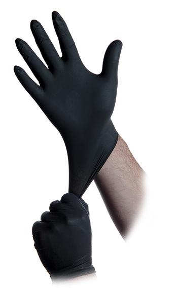 Atlantic Safety Products InTouch Black Nitrile Gloves