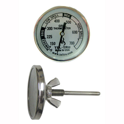 Tel-Tru Grill Thermometer BQ100, 1.75
