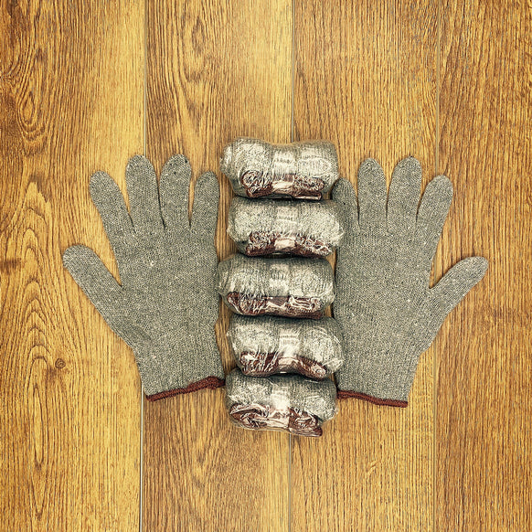 Butcher BBQ Grey Knit BBQ Gloves
