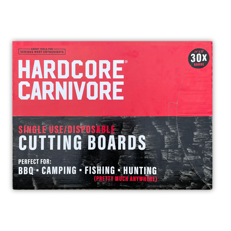 Hardcore Carnivore Disposable Cutting Boards