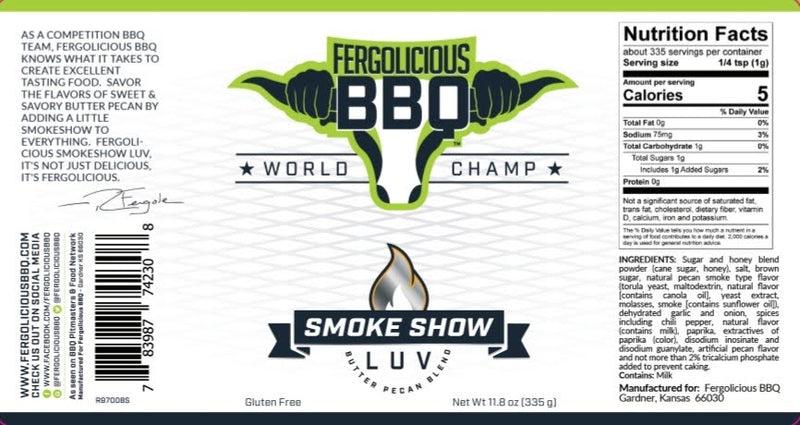 Fergolicious BBQ Smoke Show Luv Rub