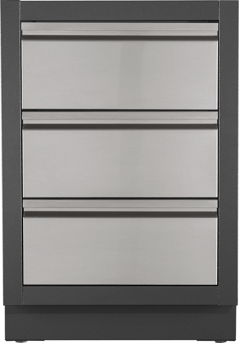 Napoleon Grills Oasis™ Three Drawer Cabinet, Gray