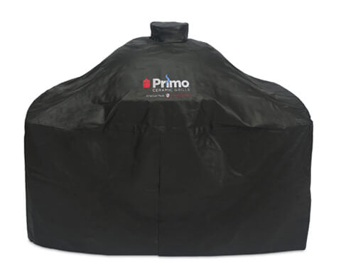 Primo Grill Cover for Oval LG 300 or Oval JR 200 with Countertop Table