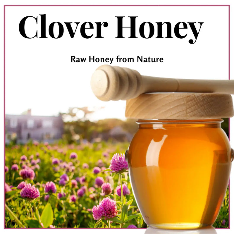 Huckle Bee Farms Raw Clover Unfiltered Honey