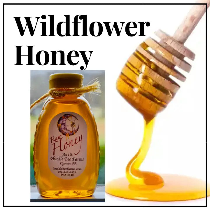 Huckle Bee Farms Wild Flower Raw Unfiltered Honey