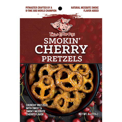 Three Little Pigs Smokin' Cherry Pretzels