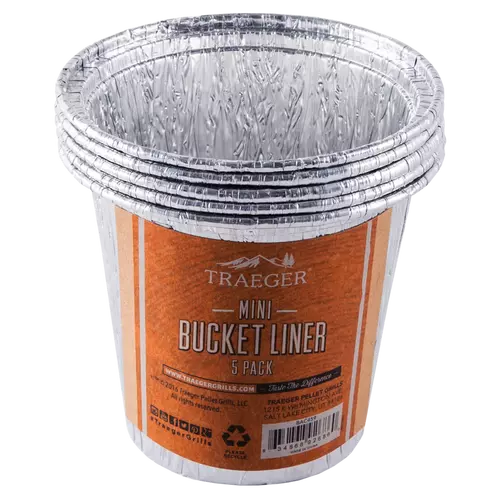 Traeger Grills MINI GREASE BUCKET LINER-5 PACK