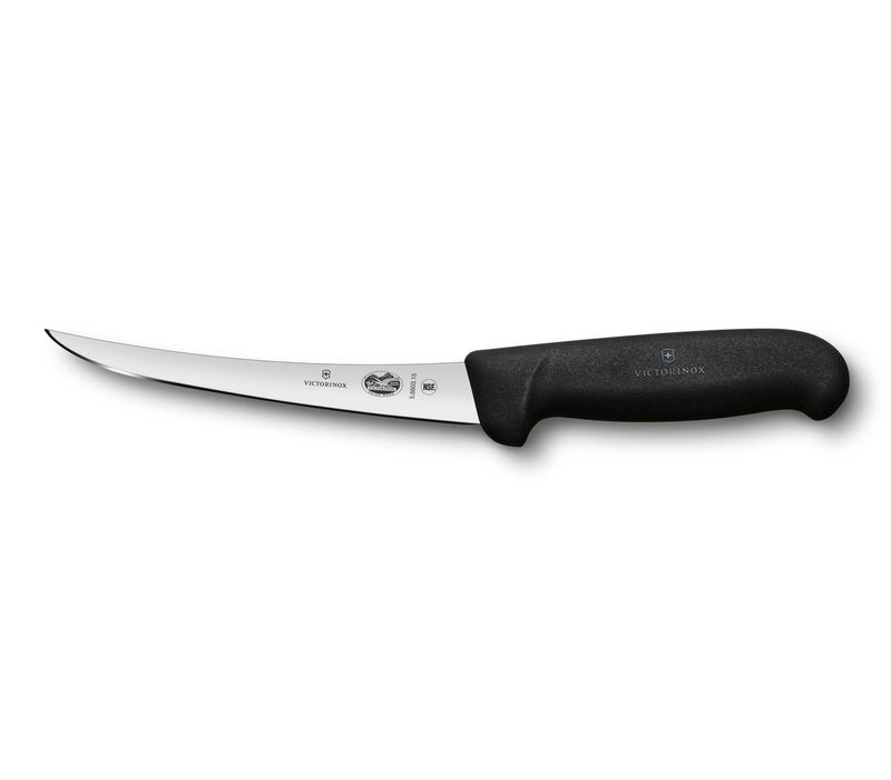 Victorinox 6" Flexible Boning Knife, Black Fibrox Pro Handle