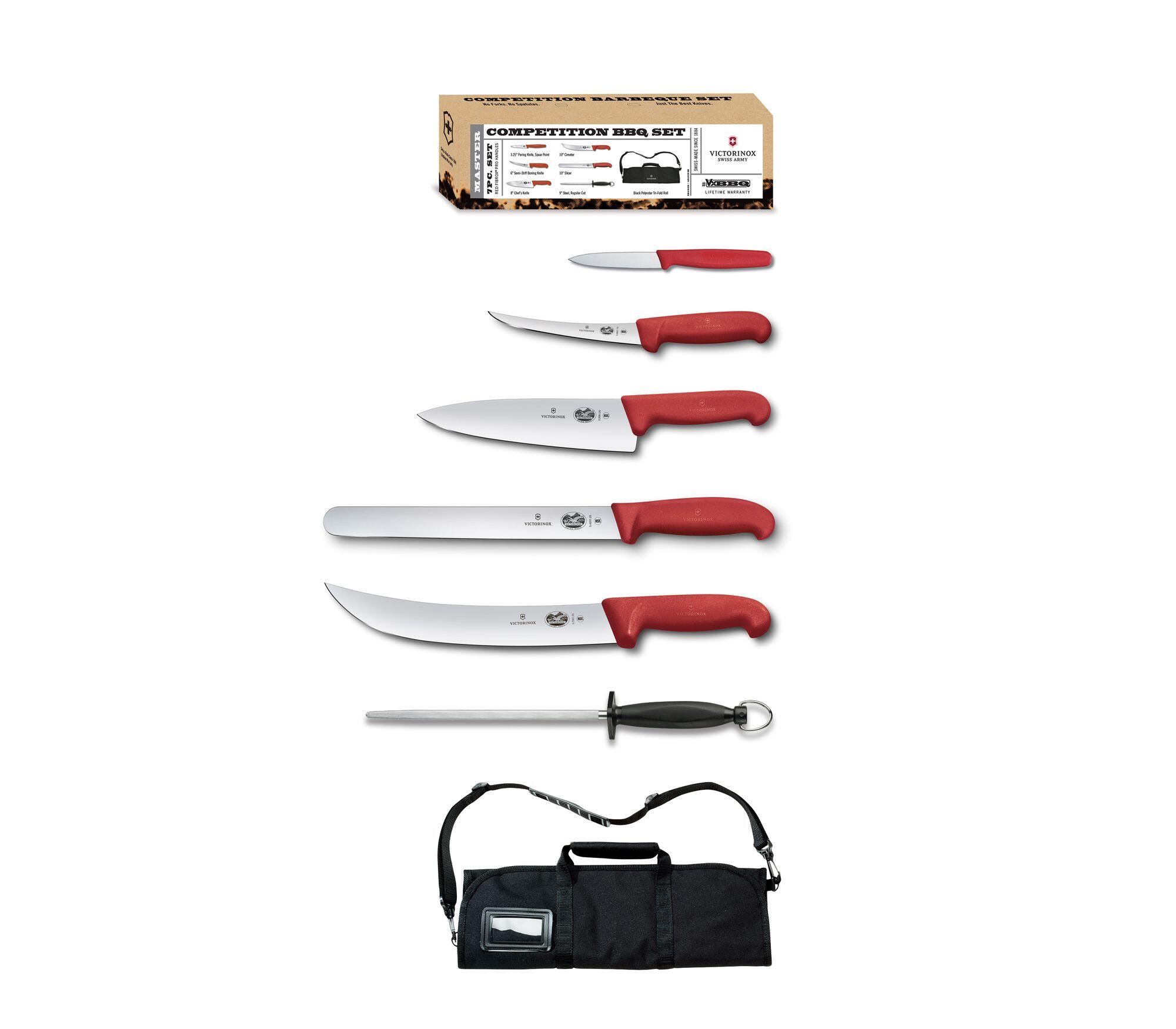 Victorinox Master 7 Piece Competition BBQ Knife Set