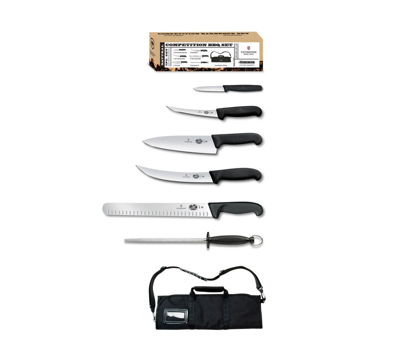 Victorinox Natural 7 Piece Competition BBQ Knife Set